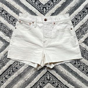 NWOT Madewell The Perfect Jean Shorts - Canvas 26